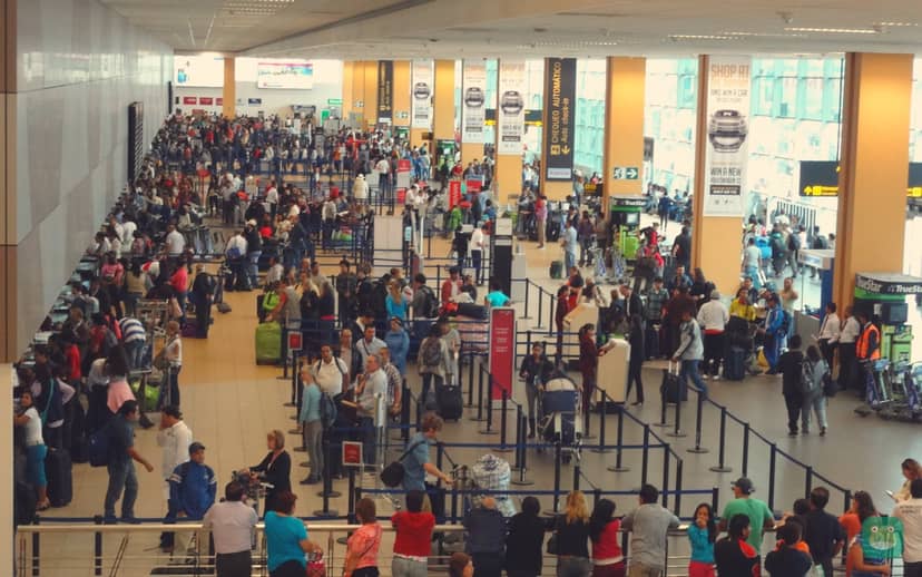 Interior of Jorge Chávez International Airport, Lima