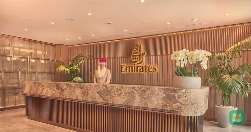 The new Emirates Lounge at Manchester Terminal 2
