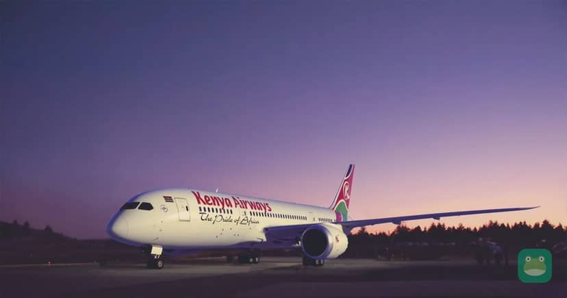 A Kenya Airways Boeing 787-8 Dreamliner. Photo: Kenya Airways