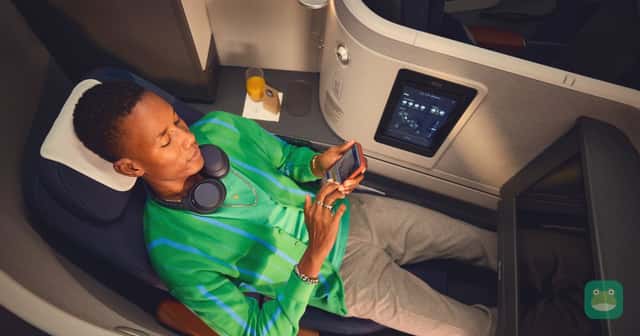 Lufthansa Allegris business class Extra Long Bed seat