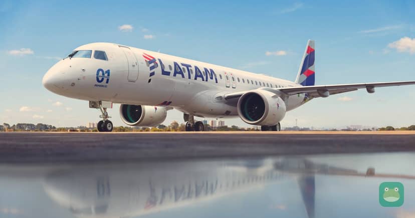 LATAM Airlines Brasil's first Embraer E195-E2 on the ground