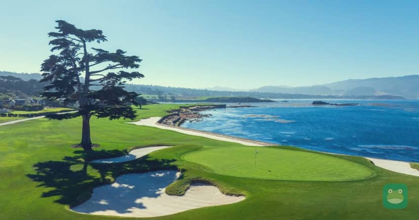 Pebble Beach Golf Links on the Monterey Peninsula