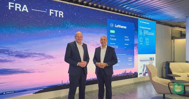Gate A16, Lufthansa and Fraport's "Gate of the Future" in Frankfurt Airport's Terminal 1