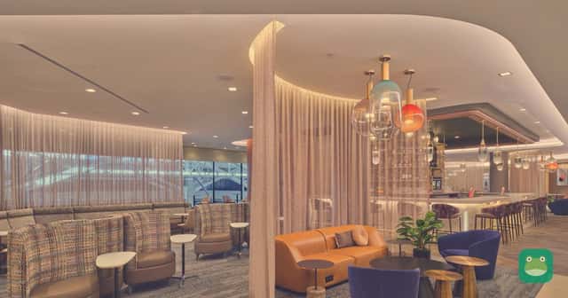 Seating in the Delta Sky Club on Denver's Concourse A, from Delta's March 2026 opening release.