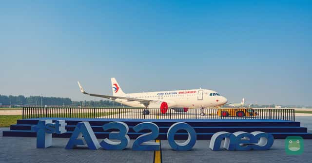 The first A320neo from Airbus's second final assembly line in Tianjin, China, delivered in September (photo: Airbus)