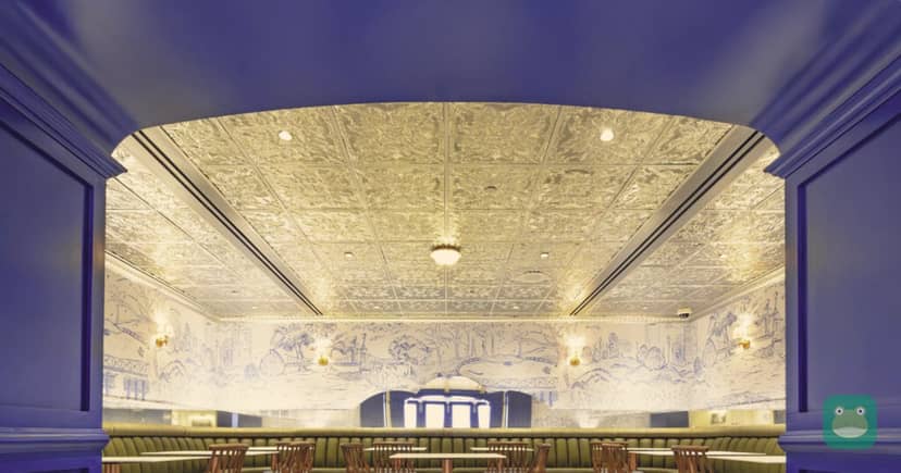 The dining area at BlueHouse Boston