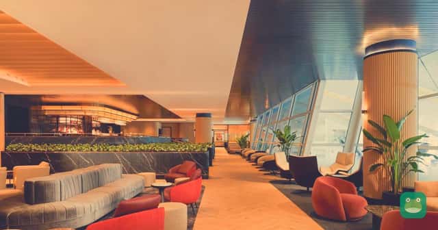 The Chase Sapphire Lounge by The Club at Dallas Fort Worth, Terminal D, from Chase's lounge page.