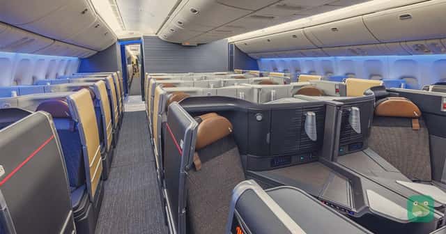 Flagship Suite seats on American’s retrofitted 777-300ER, a separate variant from the older 777-200ERs being considered for replacement.