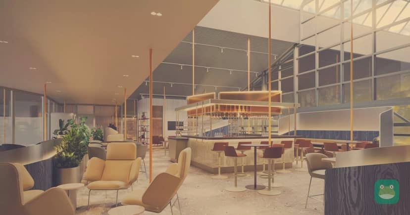The Aspire lounge at Vilnius Airport