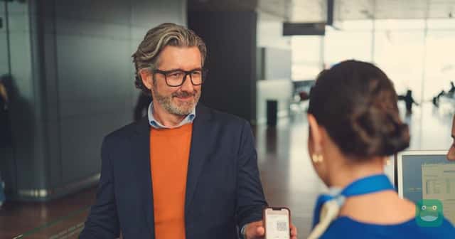 SAS passenger service, in a photo supplied with the EuroBonus awards announcement.