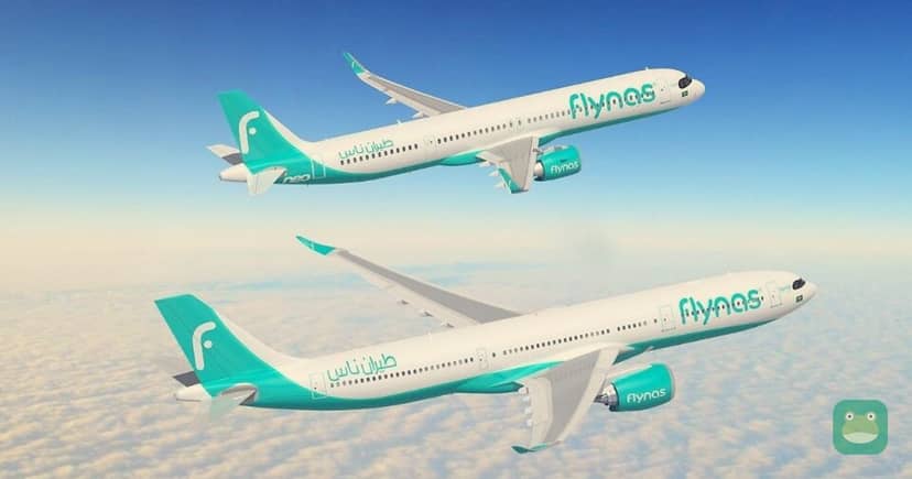 flynas firms up five more A330-900s and 20 more A321neos, taking its Airbus order to 235 jets