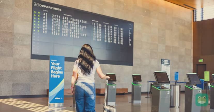 The terminal lobby at Paine Field