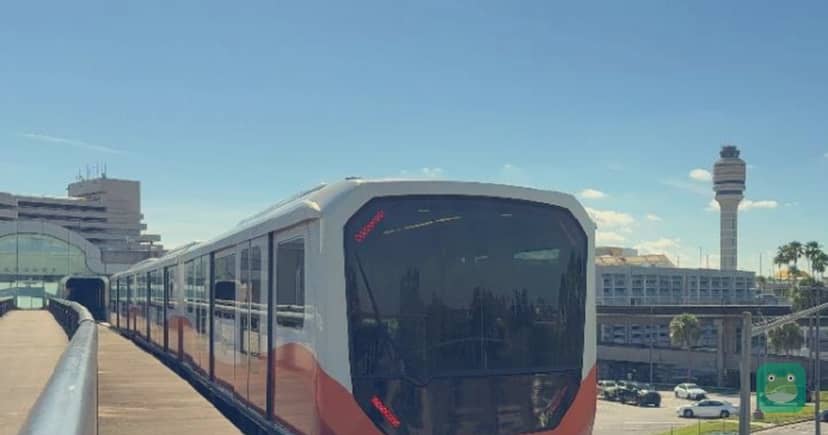 Orlando's first new Gate Link tram is running to Gates 100-129, with Gates 70-99 up next