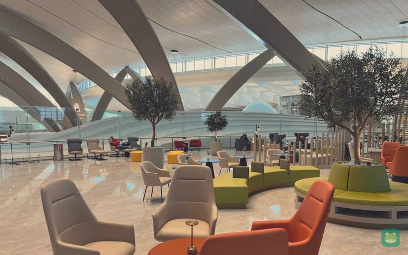 Pearl Lounge (T A), AUH Terminal A — terrace seating