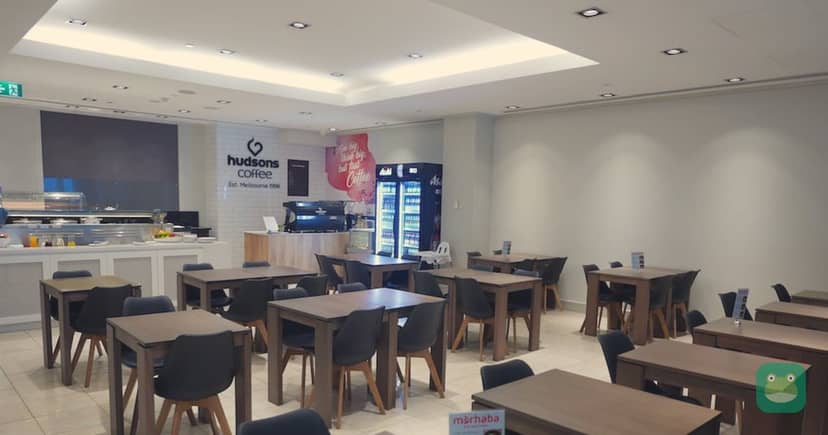 Marhaba Lounge, MEL Terminal 2 — lounge interior