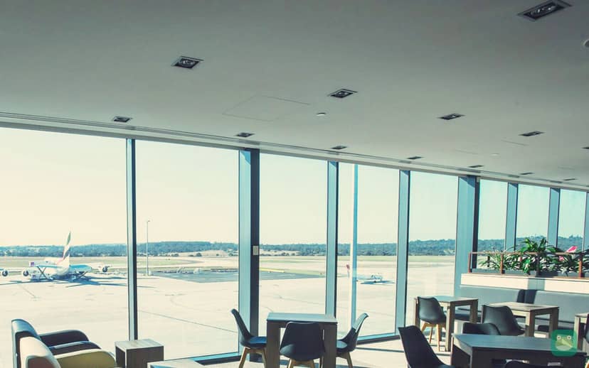 Seating area with apron views