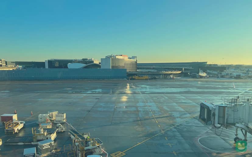 Air India Maharaja Lounge, JFK Terminal 4 — window seating