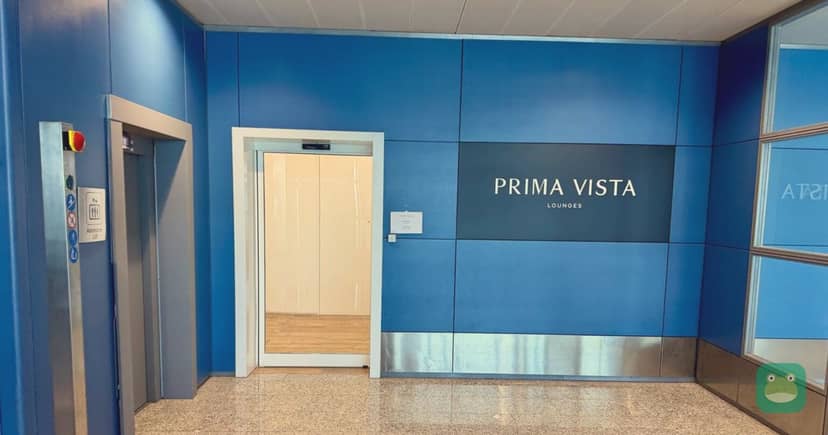 Prima Vista Lounge, CAG Main Terminal — lounge overview