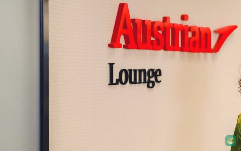 Austrian lounges entrance at the G gates, VIE Terminal 3