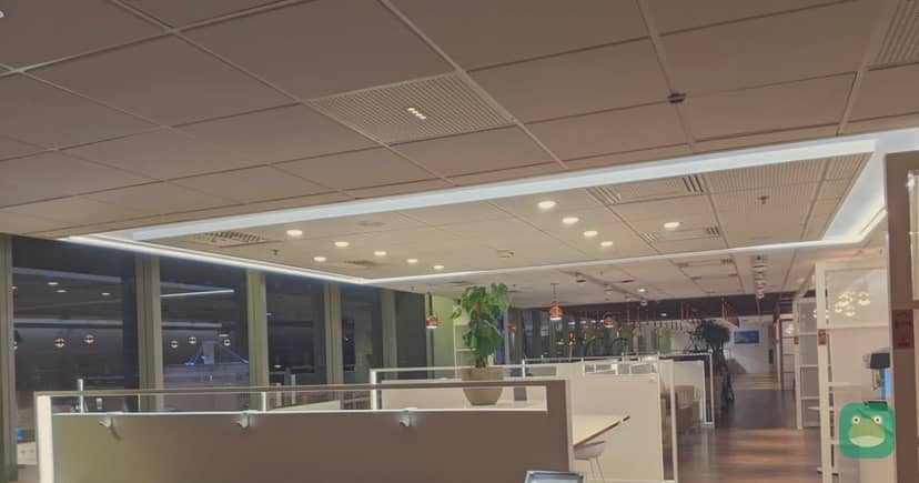 The Infinity Lounge, NCE Terminal 2 — lounge interior