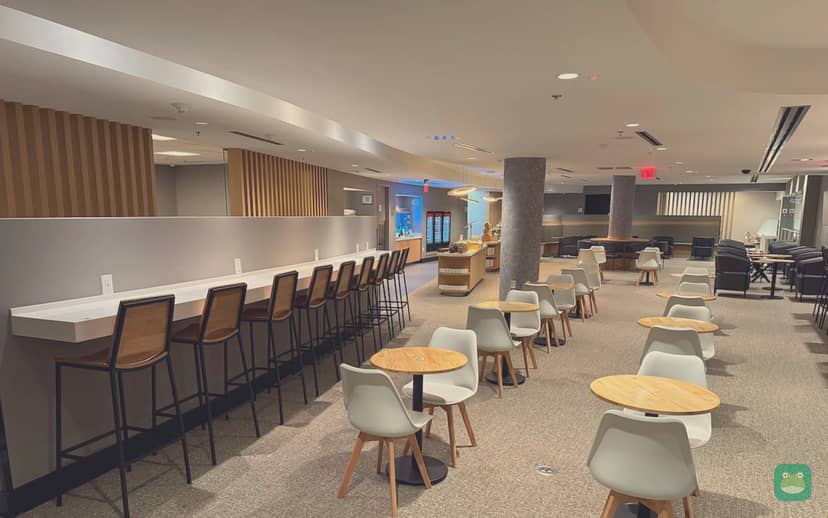 Avianca and TAP Portugal VIP Lounge, MIA Concourse J — lounge layout