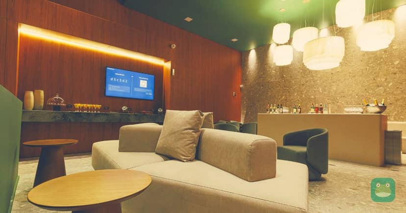 AMAE Lounge, FLN Terminal 1 — lounge interior