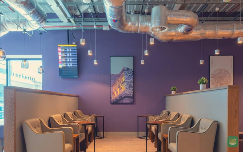 Seating in the Aspire Lounge (C Gates), Manchester T2 (2026)
