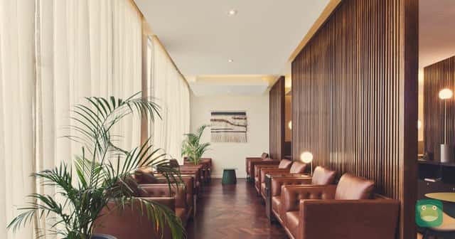 AMAE Lounge's international lounge at Rosario Airport.