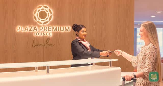 Plaza Premium Lounge (T4), LHR Terminal 4 — lounge interior