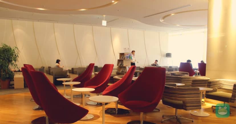 Korean Air KAL Lounge seating, Narita Terminal 1
