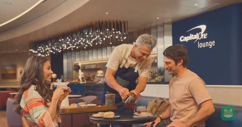 Capital One Lounge, LAS Terminal 1 — seating area