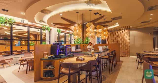 Amaní Lounge, SSA Terminal 1 — the main seating area of the new lounge