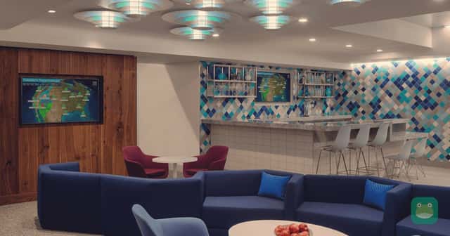 The Centurion Lounge, LAX Tom Bradley International Terminal — main lounge and second bar