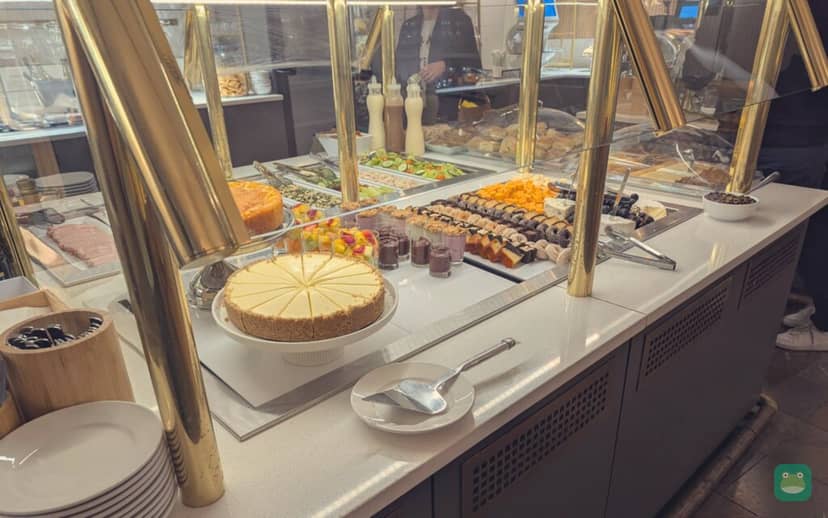 SAS Lounge, EWR Terminal B — buffet