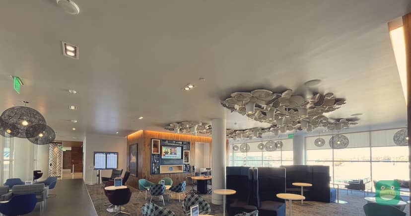 The Centurion Lounge, CLT Atrium — main seating area