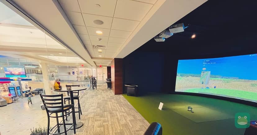 PGA MSP Lounge, MSP Terminal 1 — seats facing the runway