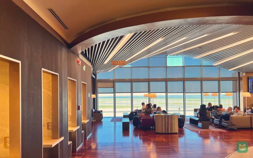 Main seating area, Marco Polo Club, Venice Marco Polo Airport