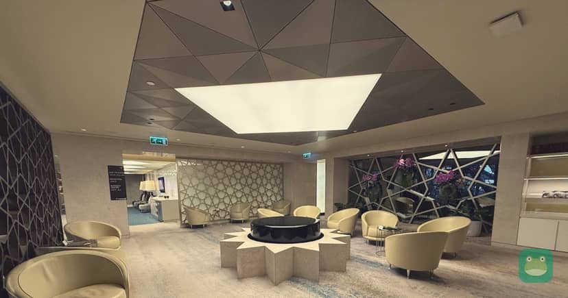 Qatar Airways Premium Lounge, BKK Concourse D — main seating area