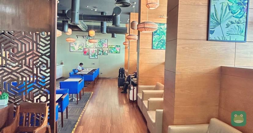 Adani Lounge, BOM Terminal 1B — lounge interior