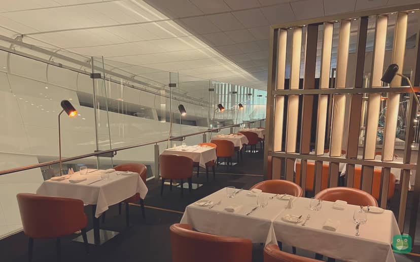 Etihad First Lounge, AUH Terminal A — dining area