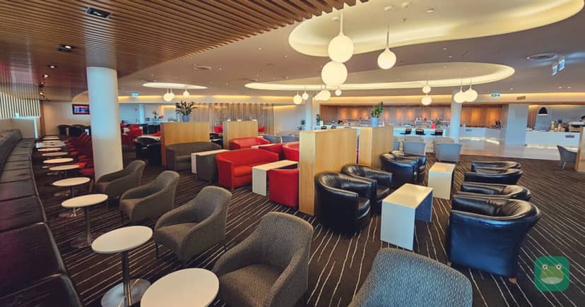 Qantas Club lounge in Canberra