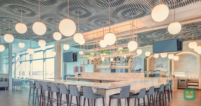 Escape Lounge, MCI Terminal — bar area