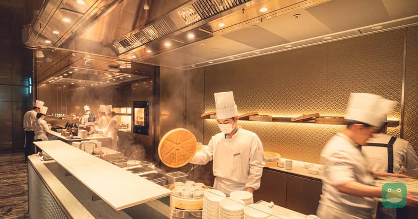 Korean Air Miler Club, ICN Terminal 2 — live cooking station (2025)