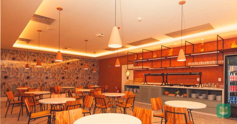 Advantage VIP Lounge, CNF Terminal 1 — buffet and dining tables