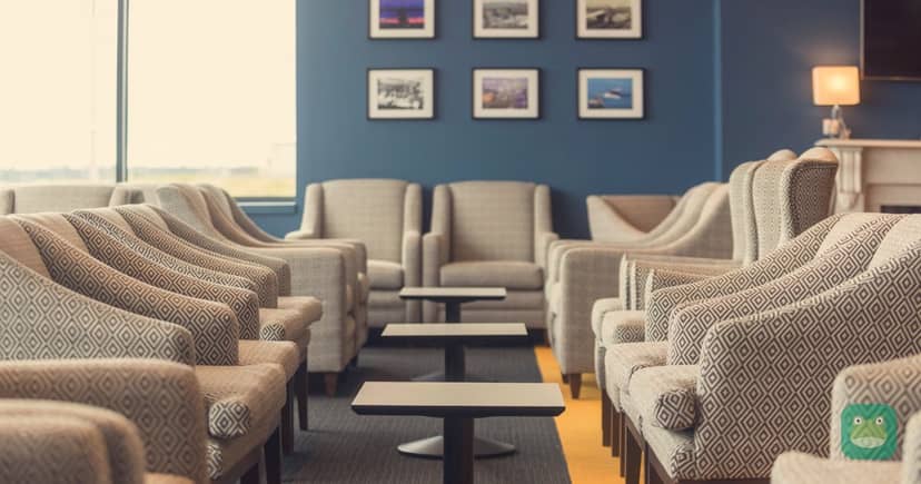 Armchair seating in the Northern Lights Lounge, Aberdeen