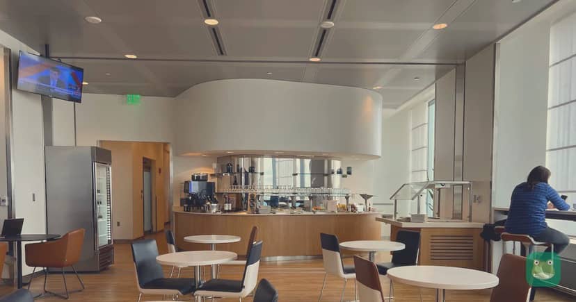 Lufthansa Business Lounge, DTW Evans Terminal — lounge seating