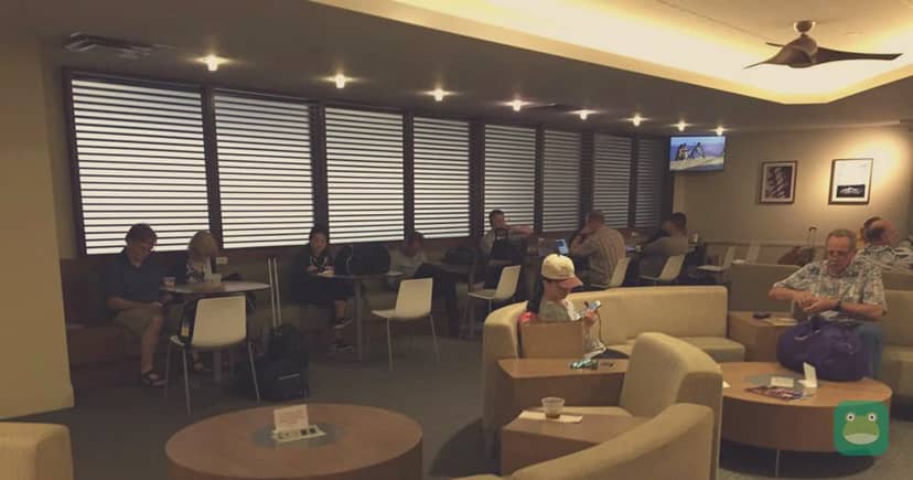 Hawaiian Airlines Premier Club, HNL Terminal 1 — coffee and soft drinks