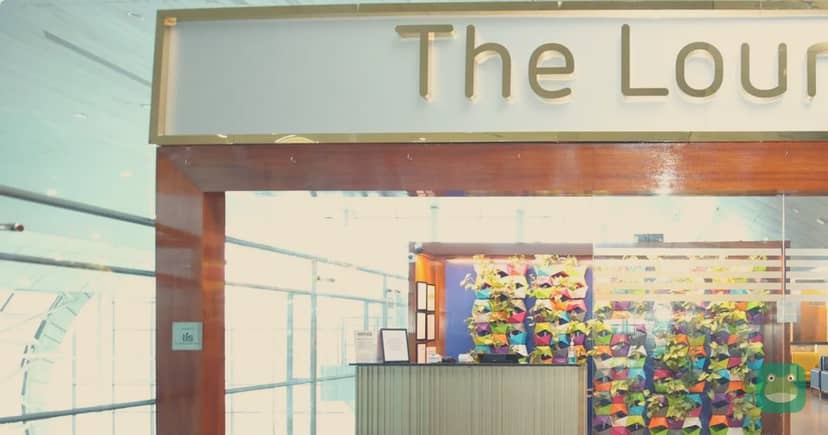 The Lounge, TRV Terminal 2 — lounge interior