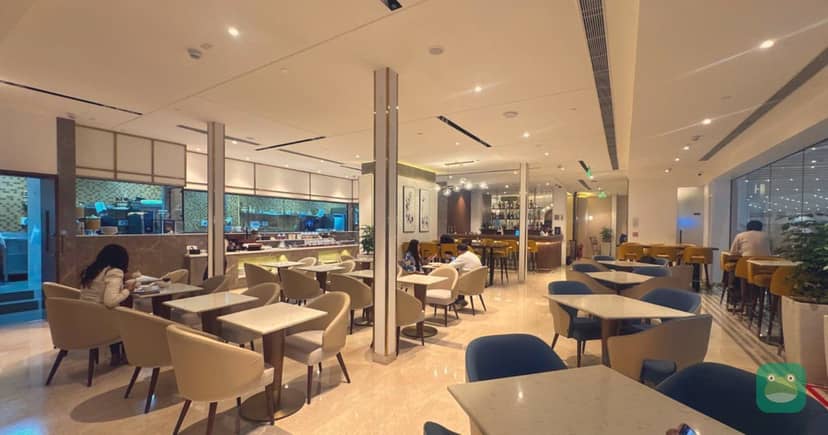 Encalm Privé, DEL Terminal 1 — lounge interior