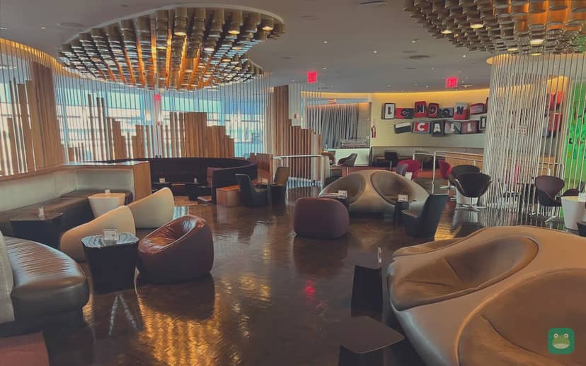 Virgin Atlantic Clubhouse, JFK Terminal 4 — seating